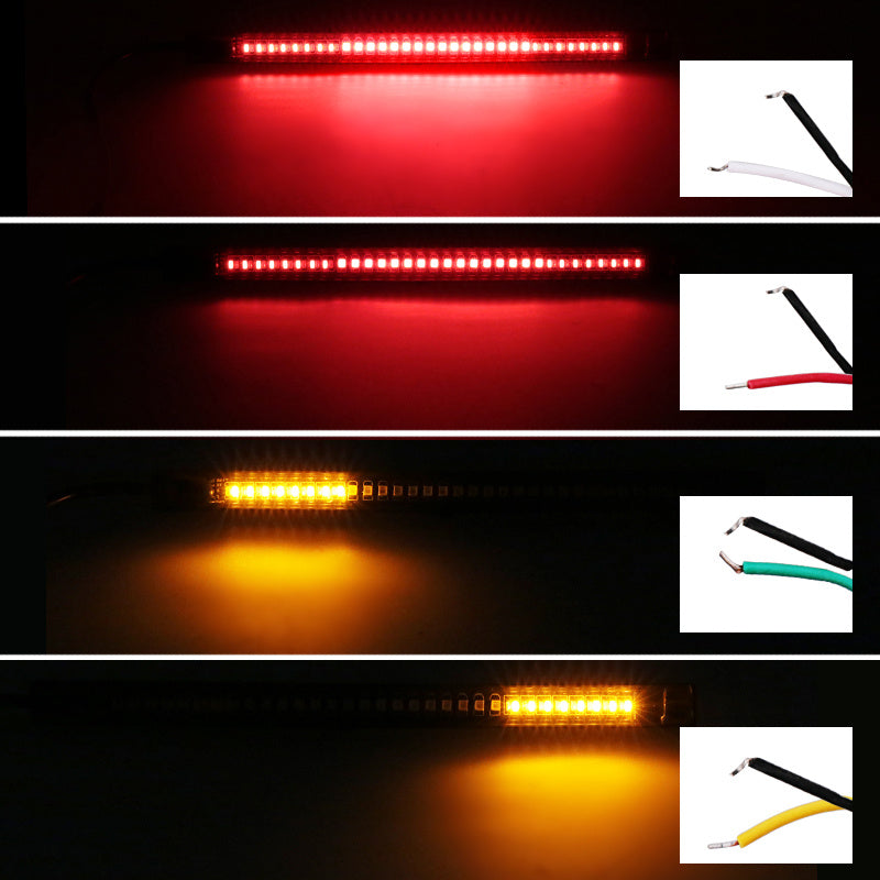 Universal Flexible LED Strip Tail Brake Turn Signal Light