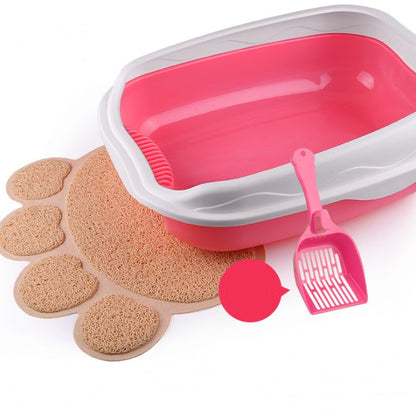 Semi Enclosed Cat Sized Thickened Splash Proof Toilet