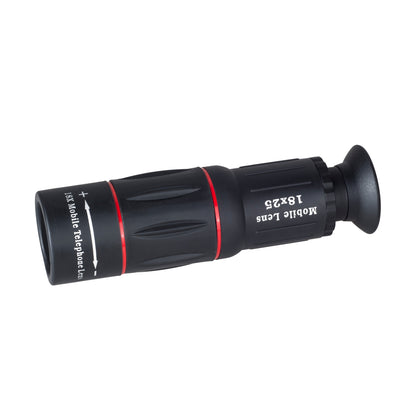 Compatible 18X Telescope Zoom Mobile  Lens ForSamsung Smartphones Universal Clip Telefon Camera Lens With Tripod