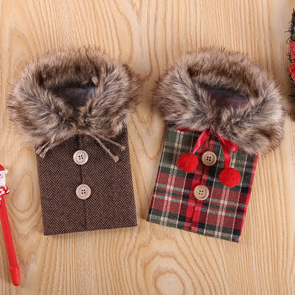 Christmas Wine Bottle Socks Decor