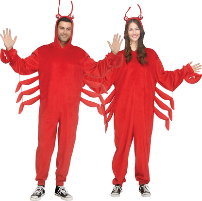 EZ Lobster Jumpsuit Adult Unisex Costume