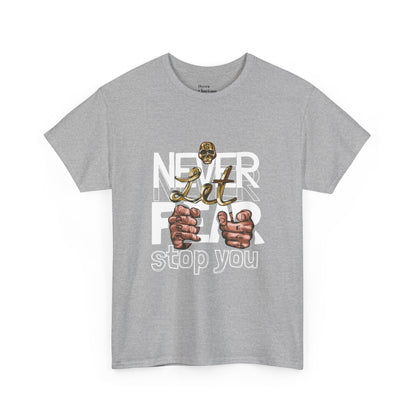 Never Give Up Heavy Cotton Tee