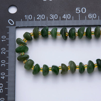 10mm Multi Color Irregular Chip Pebble Natural Gemstone Bead Strand Finding | WA-1983