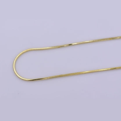 1.3mm Snake Herringbone 18 Inch, 20 Inch Layering Chain Necklace | WA-402 WA-403 Clearance Pricing