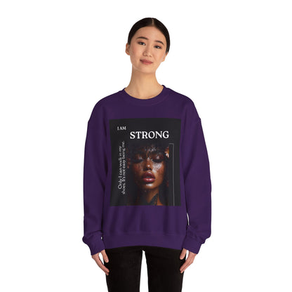 “I Am STRONG” Heavy Blend™ Crewneck