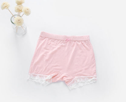 NUMO summer thin section girls safety pants modal girl three pants plus file anti-lighting children&