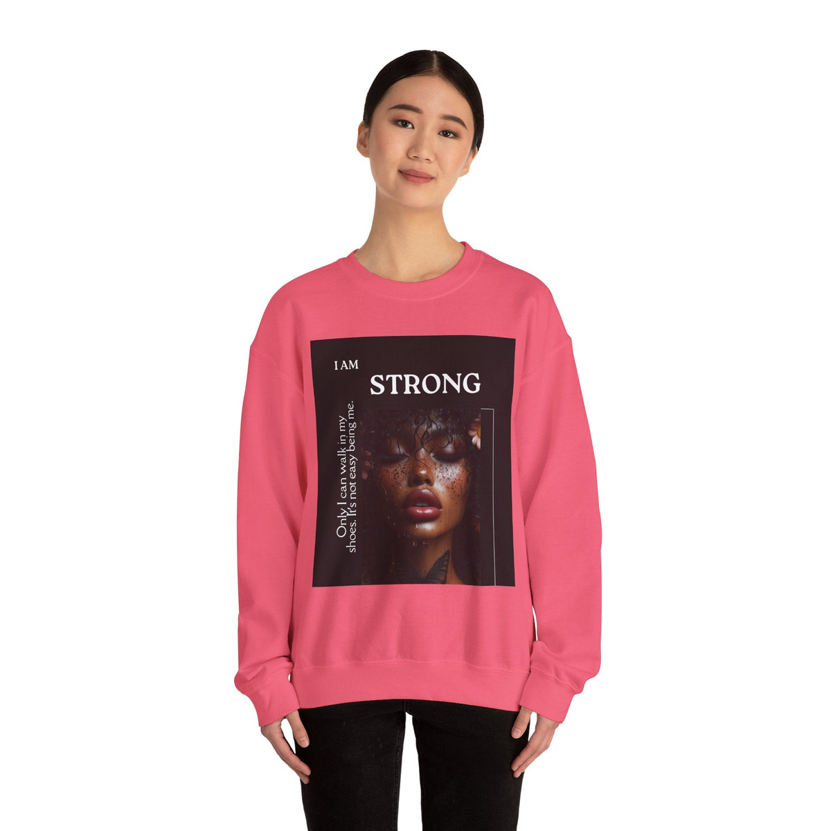 “I Am STRONG” Heavy Blend™ Crewneck