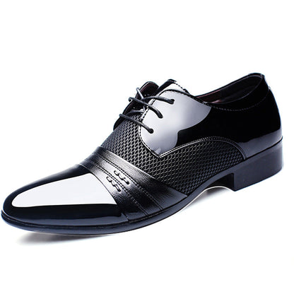 Fashionable Korean-style Leather Shoes For Men
