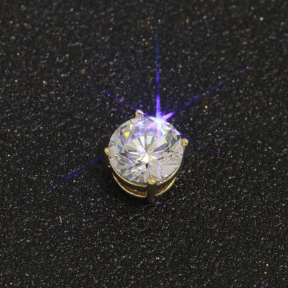 14K Gol Filled CZ micro pave solitaire round beads, spacer beads, small round spacer beads, mini small round beads 8.2*5.5mm B-683
