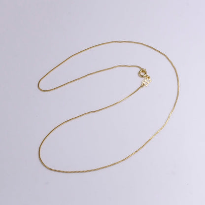 14K Gold Filled 0.7mm Box Dainty 18 Inch Layering Chain Necklace | WA-1910 Clearance Pricing