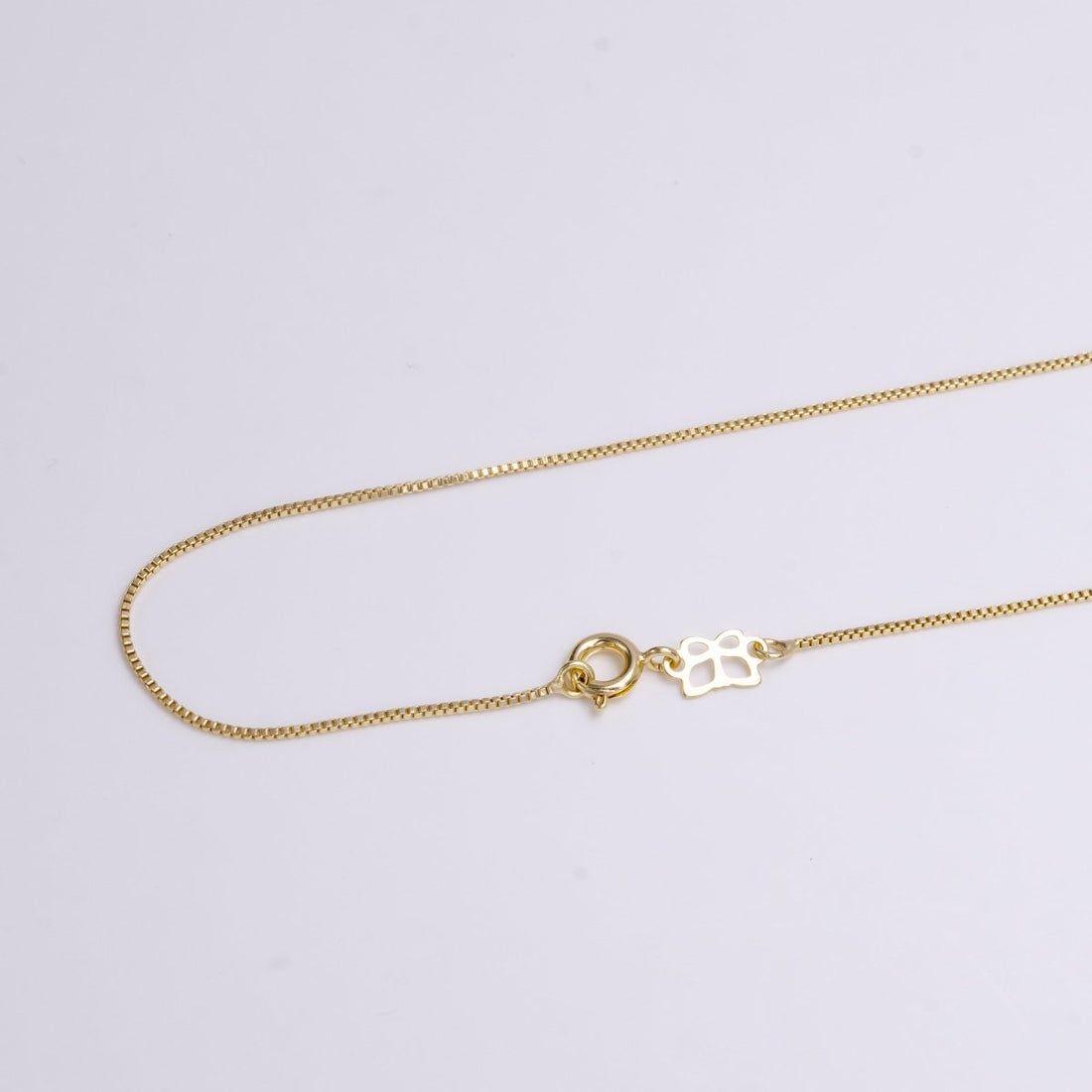 14K Gold Filled 0.7mm Box Dainty 18 Inch Layering Chain Necklace | WA-1910 Clearance Pricing