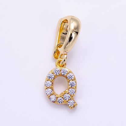 14K Gold Filled 10mm Mini Snap Latch Bail Minimalist Findings | Z698