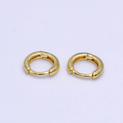 14K Gold Filled 10mm Minimalist Cartilage Huggie Earrings | AB1181