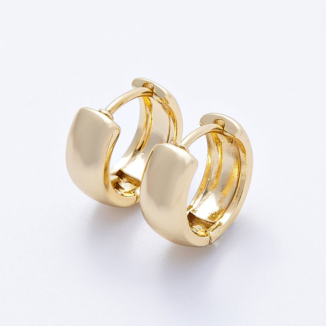 14K Gold Filled 11.5mm Wide Minimalist Cartilage Huggie | Earrings-00197