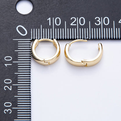 14K Gold Filled 11.5mm Wide Minimalist Cartilage Huggie | Earrings-00197