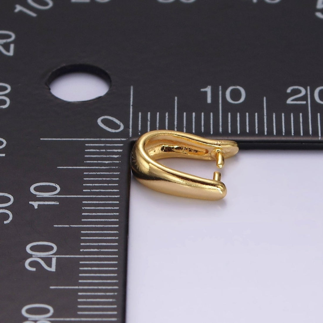 14K Gold Filled 11mm Curved Snap Bail Minimalist Jewelry Findings Supply | Z582