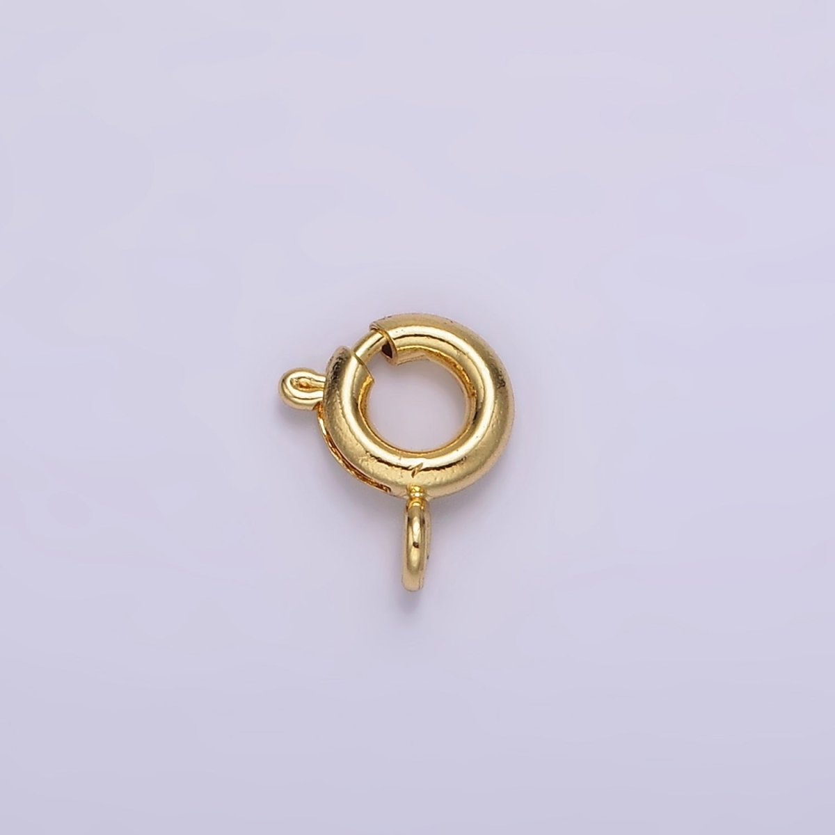 14K Gold Filled 9mm, 6mm, 5mm Spring Ring Clasps Closure Findings Supply | Z530 - Z532