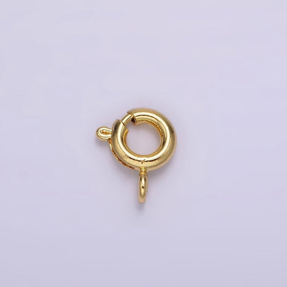 14K Gold Filled 9mm, 6mm, 5mm Spring Ring Clasps Closure Findings Supply | Z530 - Z532