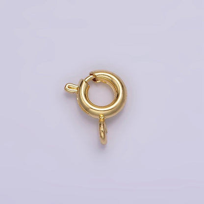14K Gold Filled 9mm, 6mm, 5mm Spring Ring Clasps Closure Findings Supply | Z530 - Z532