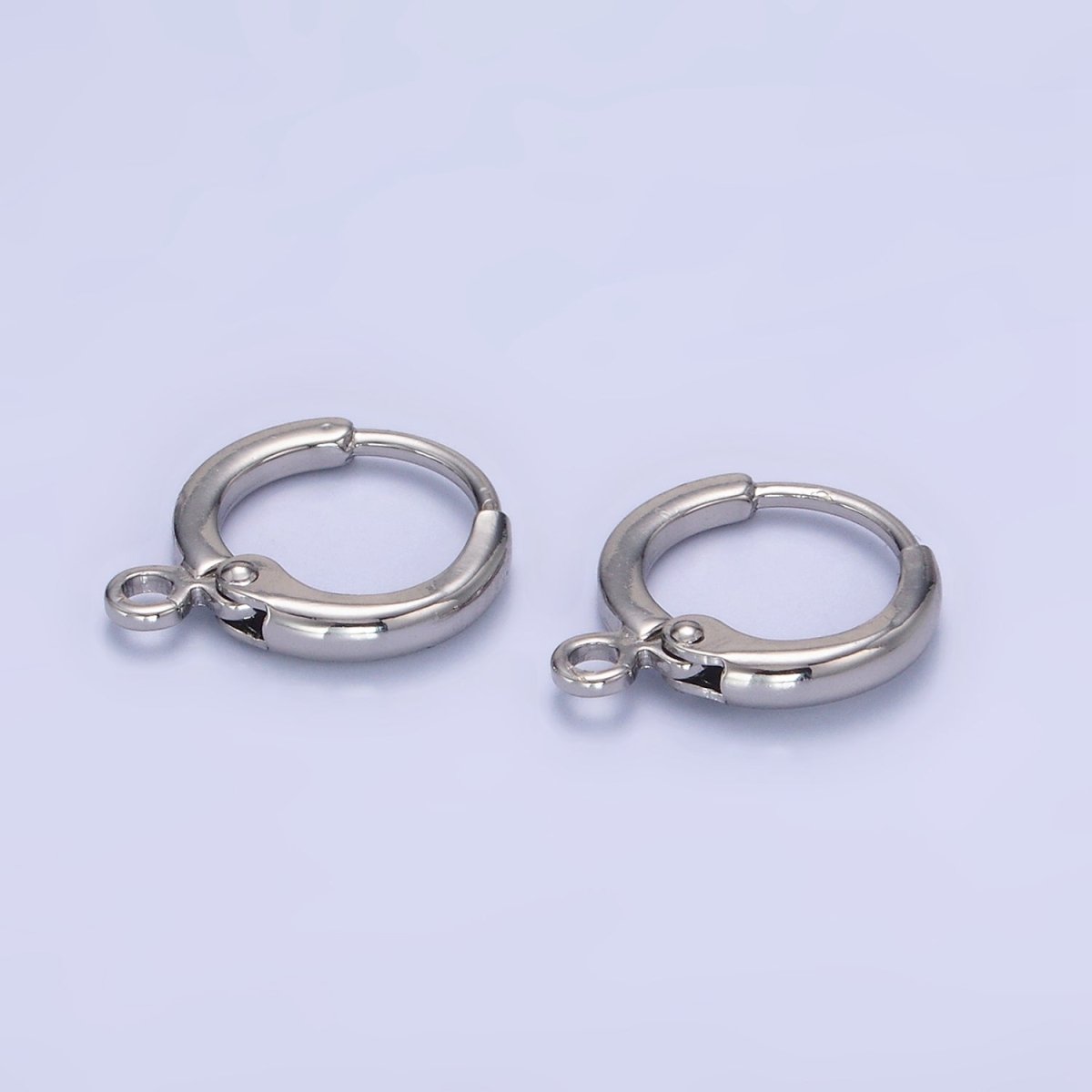 14K Gold Filled 12mm Cartilage Huggie Earring Findings in Gold &amp; Silver | K014 Z723