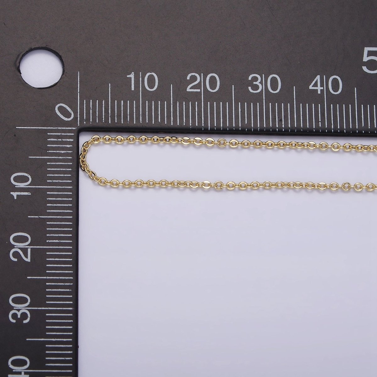 14K Gold Filled 1.2mm Dainty Cable Chain 18 Inch, 16 Inch, 20 Inch Layering Chain Necklace | WA-2117 - WA-2119