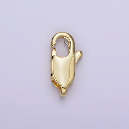 14K Gold Filled 13.5mm, 12mm, 10mm, 9mm Lobster Claw Clasps Closure Jewelry Findings Supply | Z-525 - Z-528