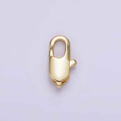 14K Gold Filled 13.5mm, 12mm, 10mm, 9mm Lobster Claw Clasps Closure Jewelry Findings Supply | Z-525 - Z-528