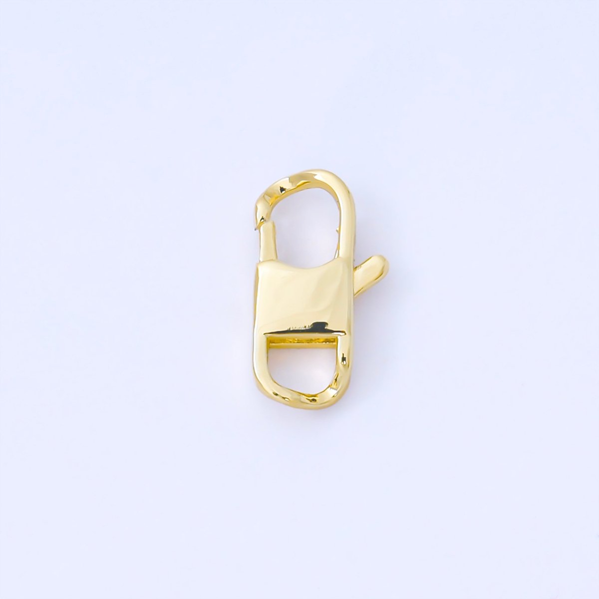 14K Gold Filled 14.5mm, 23.7mm Minimalist Lobster Clasp Open Charm Finding | Z1343 Z1344