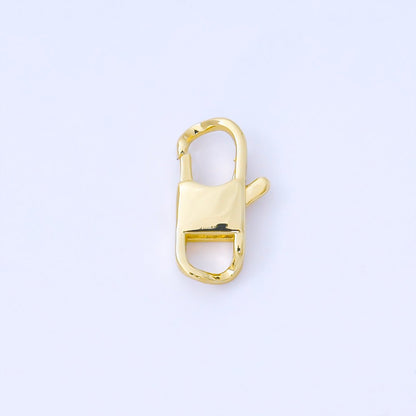 14K Gold Filled 14.5mm, 23.7mm Minimalist Lobster Clasp Open Charm Finding | Z1343 Z1344
