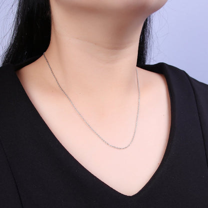 14K Gold Filled 1.4mm Dainty Cable 18 Inch Layering Chain Necklace w. Extender | WA-734 Clearance Pricing