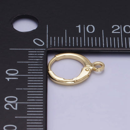 14K Gold Filled 15mm Cartilage Huggie Earrings Findings | Z724