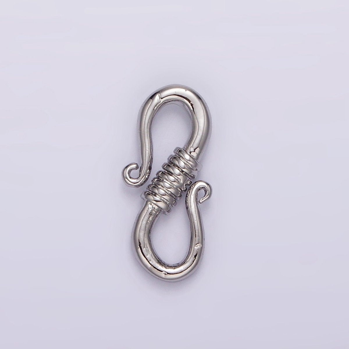14K Gold Filled 15mm Curved Tied S-Hook Clasps Closure Jewelry Supply Findings | Z654