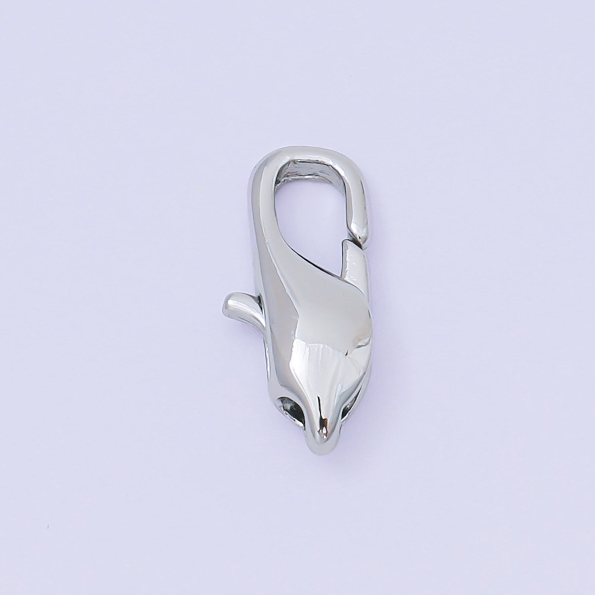 14K Gold Filled 15mm Minimalist Lobster Clasp Closure Finding in Gold &amp; Silver | Z1338