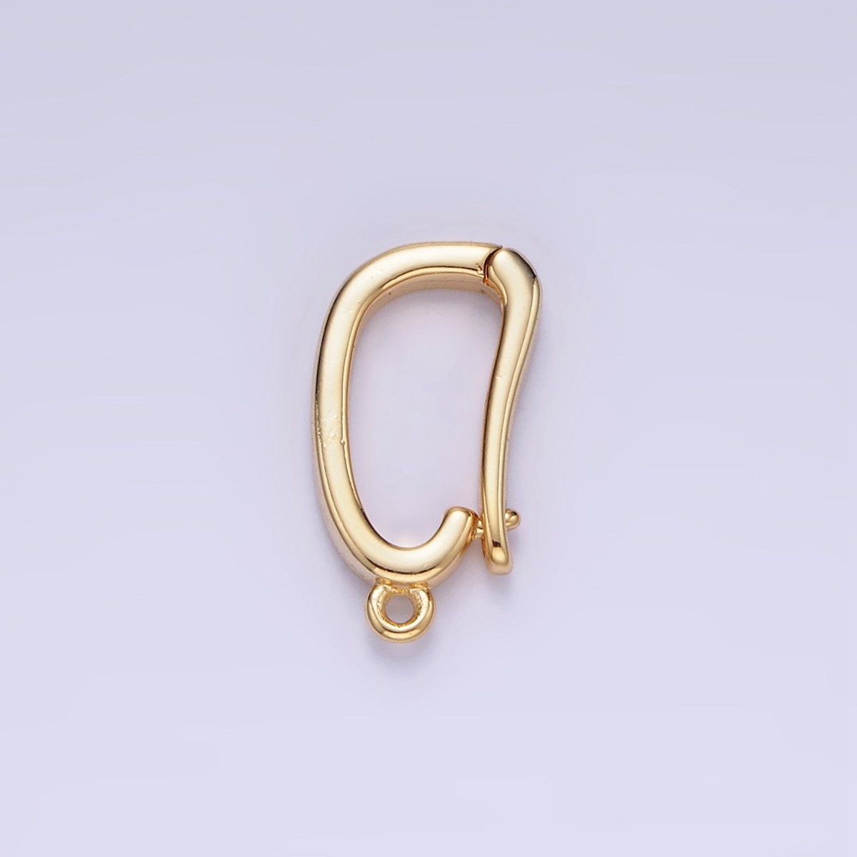 14K Gold Filled 15mm Oval Snap Bail Open Loop Jewelry Finding Supply | Z682
