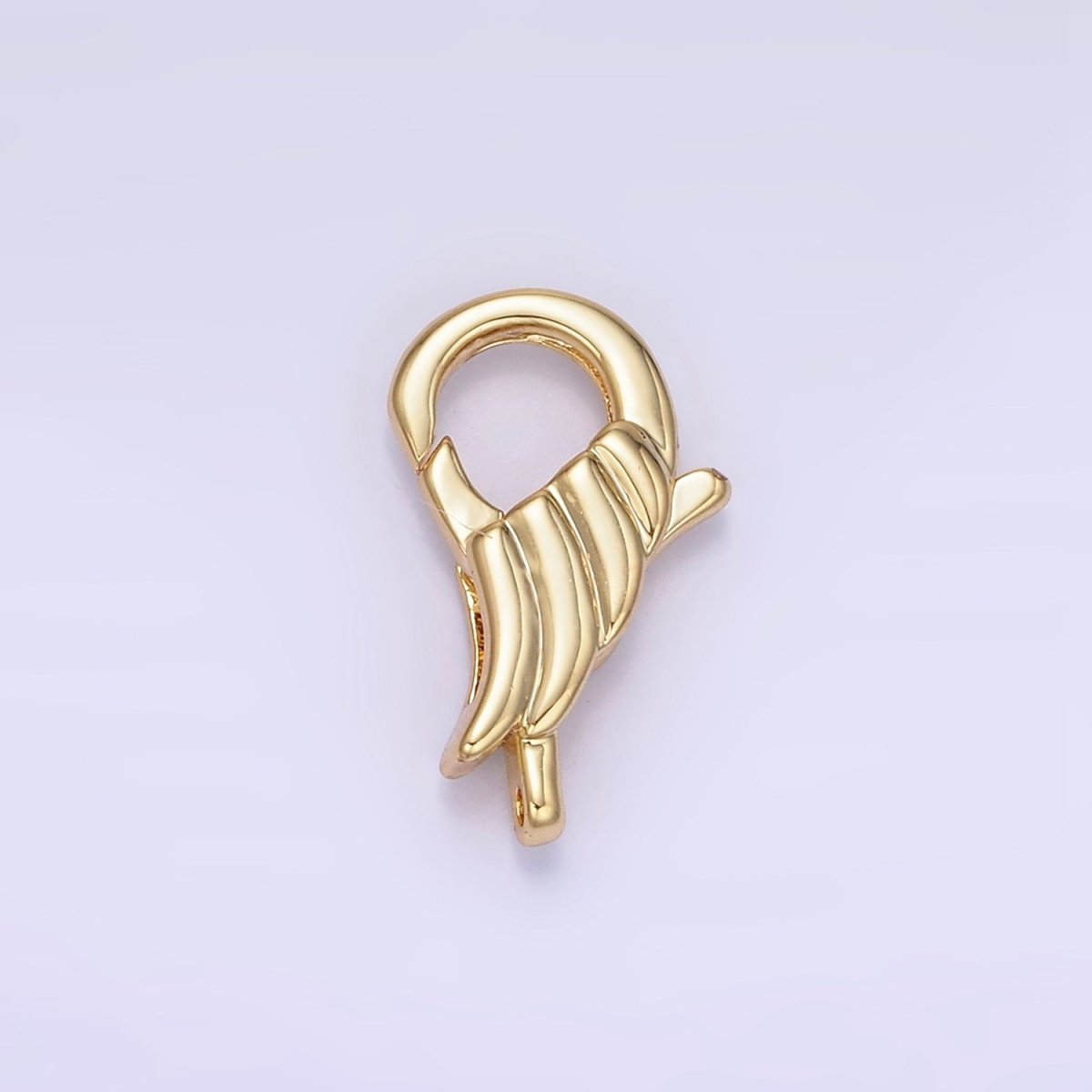 14K Gold Filled 15mm Wings Croissant Lobster Clasps Closure Findings | Z764