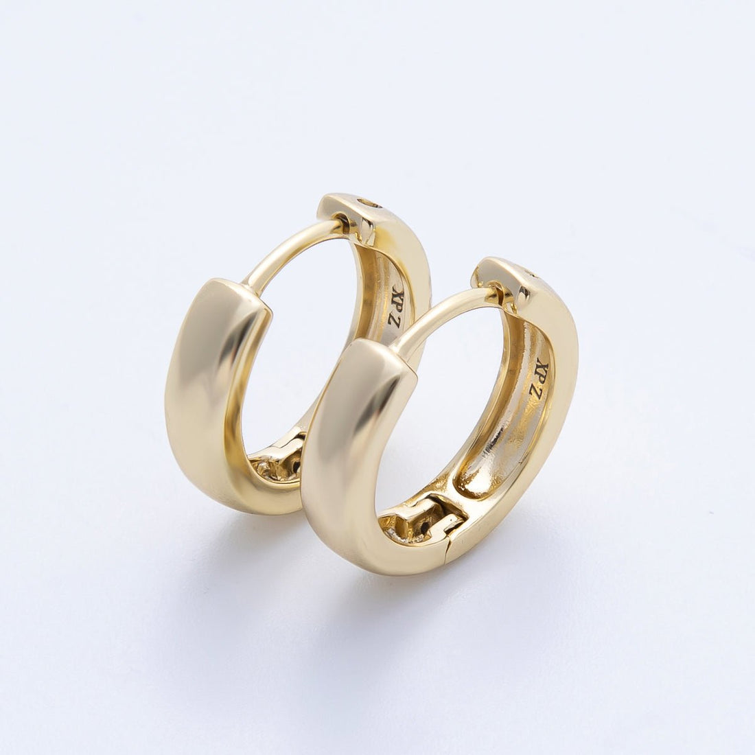 14K Gold Filled 16.6mm Minimalist Huggie | Earrings-00232