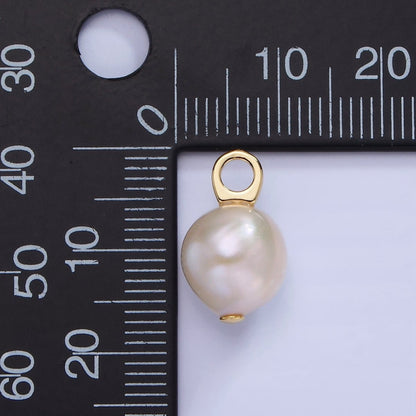 14K Gold Filled 16mm Baroque Freshwater Pearl Drop Pendant | P1728