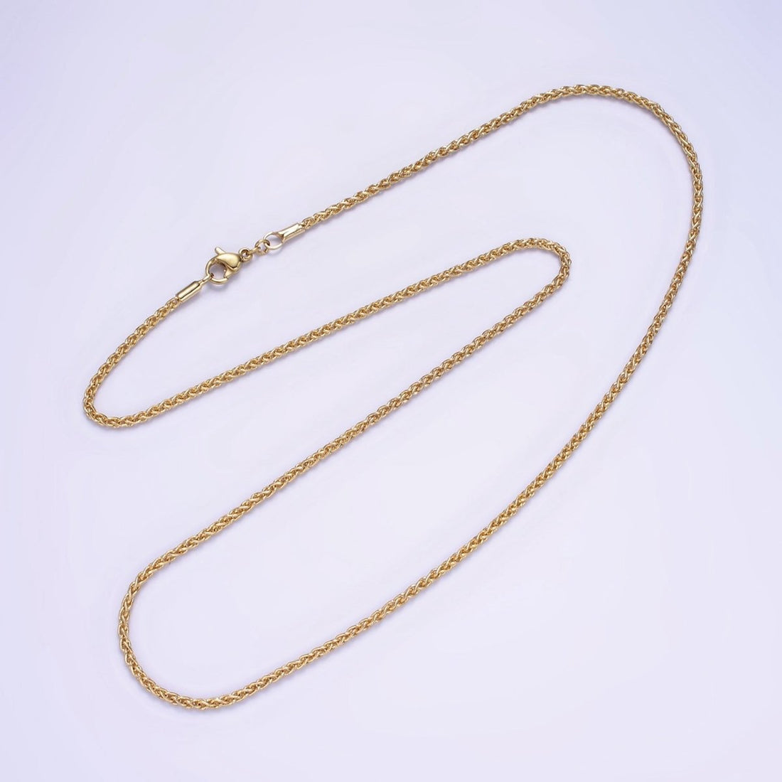 14K Gold Filled 1.7mm Foxtail Chain 18 Inch, 20 Inch Necklace | WA-2461 WA-2462