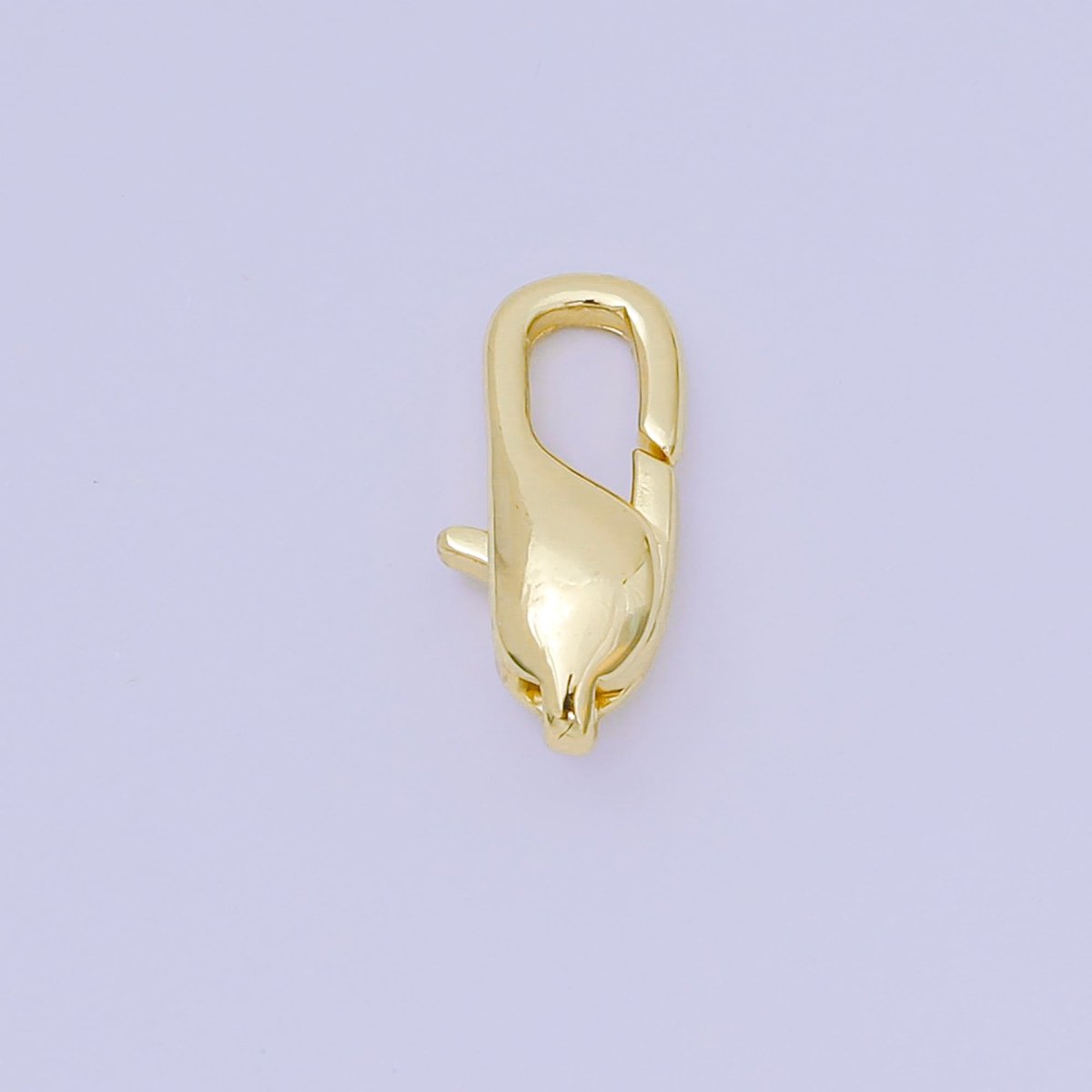 14K Gold Filled 17mm Geometric Lobster Claw Clasp Closure Finding in Gold &amp; Silver | Z1337