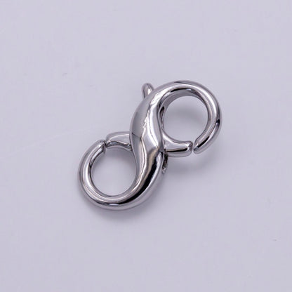 14K Gold Filled 18mm Double Lobster Claw Clasps Jewelry Finding Supply in Gold &amp; Silver | Z683