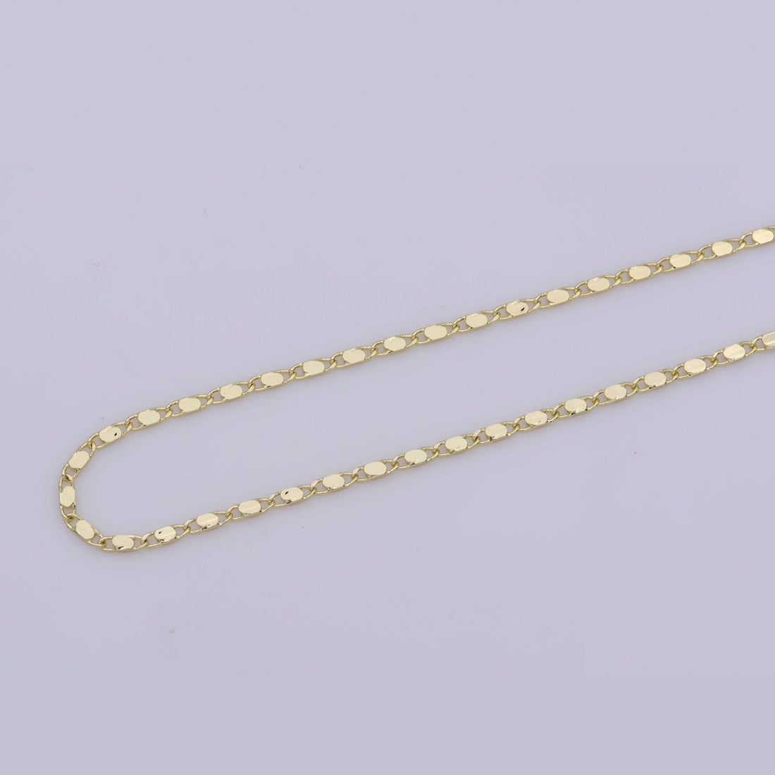 14K Gold Filled 1.8mm Mariner Anchor Link 18.5 Inch Chain Necklace | WA-279 Clearance Pricing