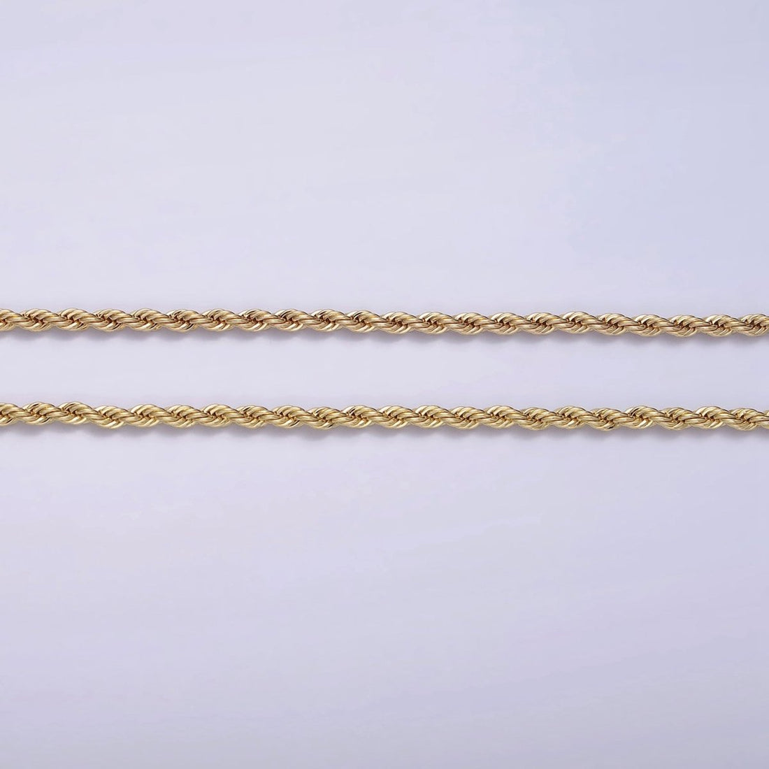 14K Gold Filled 1.8mm Rope 16 Inch, 18 Inch Choker Layering Chain Necklace | WA-2115 WA-2116 Clearance Pricing