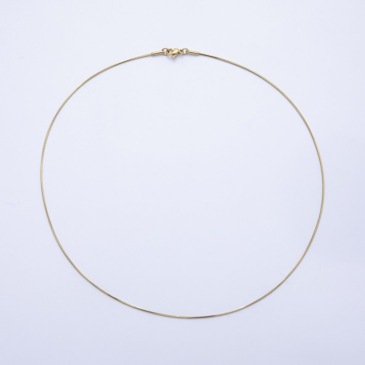 14K Gold Filled 1mm Minimalist Snake Chain 18 Inch Necklace | WA-04252