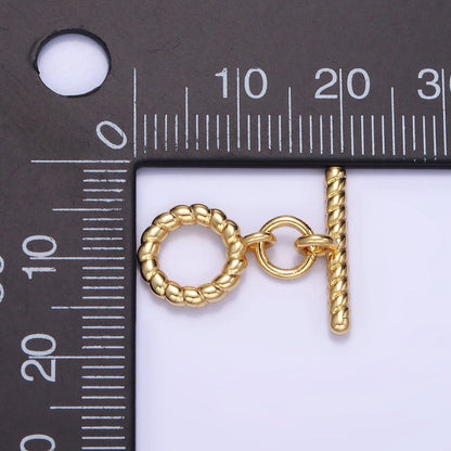 14K Gold Filled 20mm Croissant Toggle Clasps Closure Findings | Z769