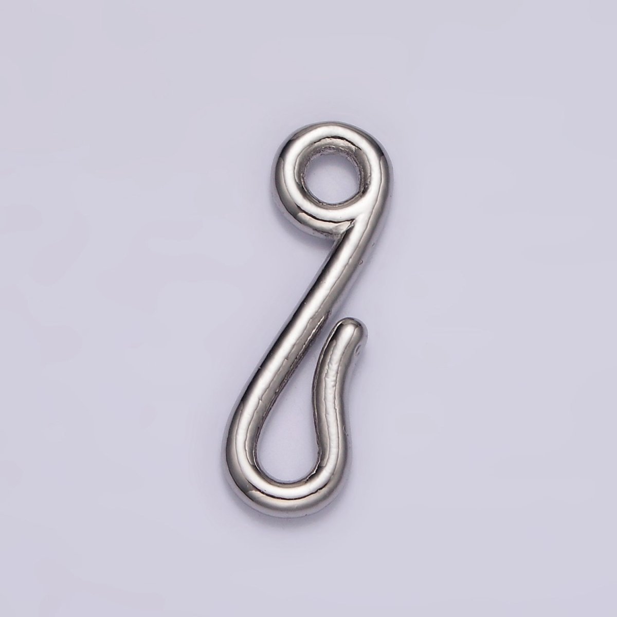 14K Gold Filled 20mm Minimalist Hook Loop Jewelry Finding Closure Supply | Z655