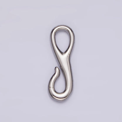14K Gold Filled 20mm S-Hook Curved Closure Clasps Supply Findings | Z651