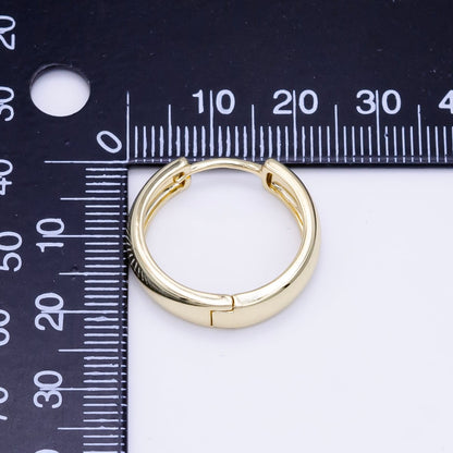 14K Gold Filled 22mm Minimalist Hoop Earrings | AB1211