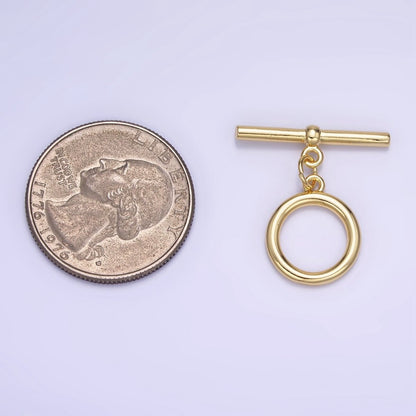 14K Gold Filled 22mm Toggle Clasps Minimalist Closure Findings | Z342
