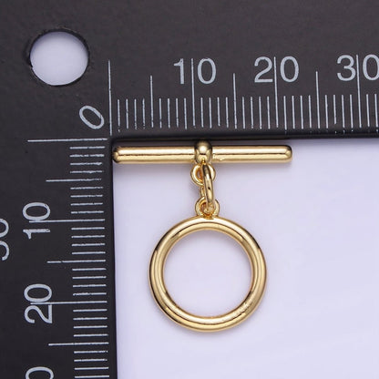 14K Gold Filled 24mm Minimalist OT Toggle Clasps Closure Findings | Z715