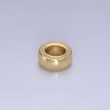 14K Gold Filled 2.5mm Rhondelle Mini Minimalist Bead Pack(50pcs) | B876